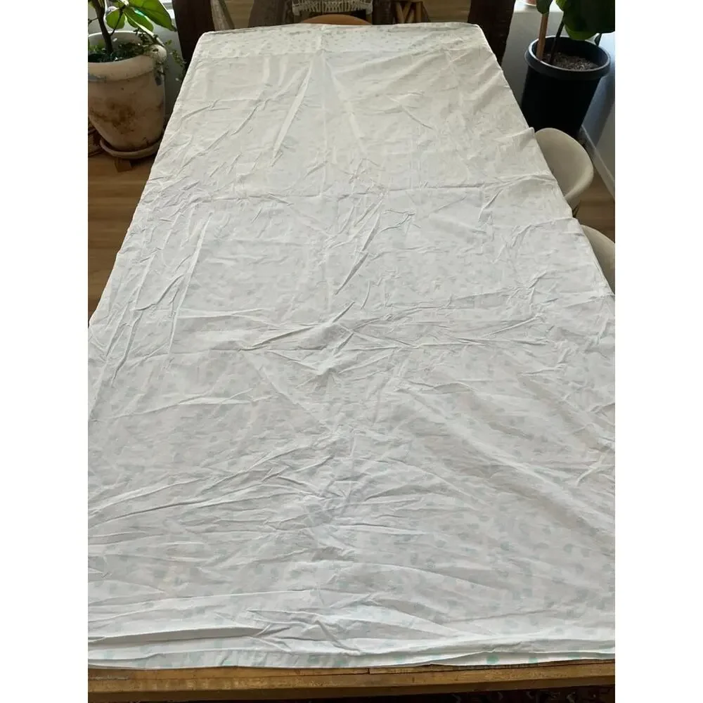 Crate & Barrel Kids Organic Cotton Twin Size Sheet Set Half Moon